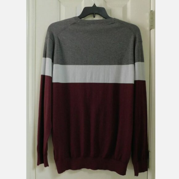 CLAIBORNE Performance  Mens Colorblock Sweater Long Sleeve  XL - Picture 3 of 5